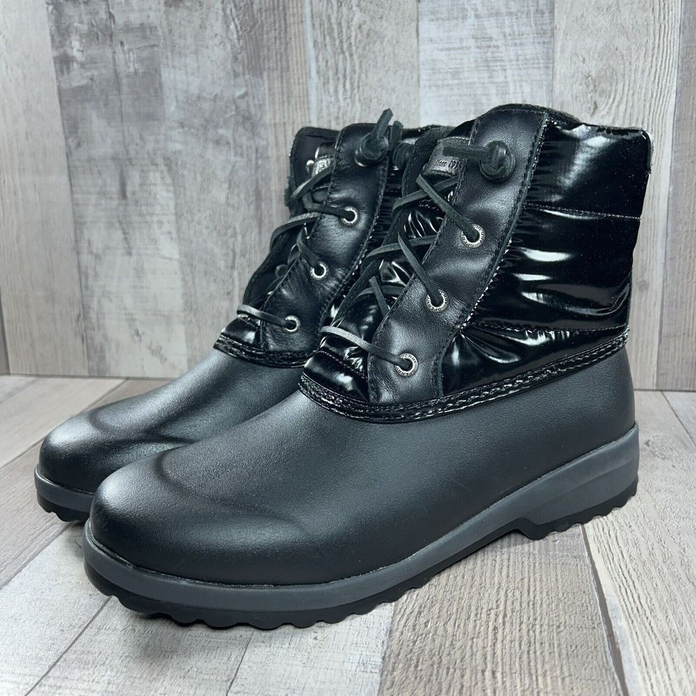 Sperry Women's Maritime Repel Snow Boots Thinsulate Waterproof Black Size 9